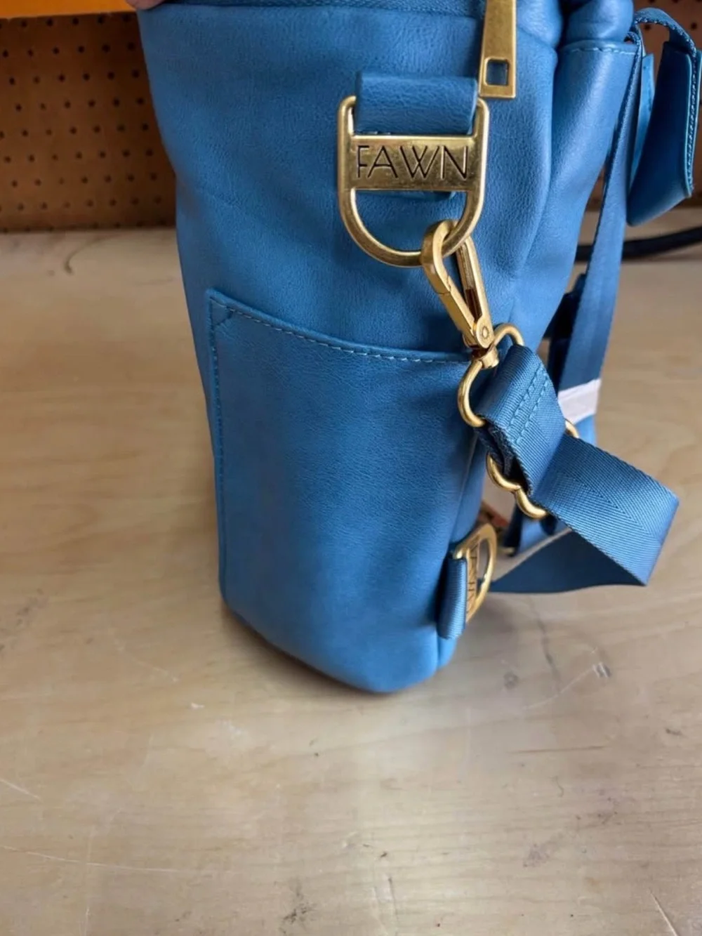 NWOT Fawn Design Baby Bag